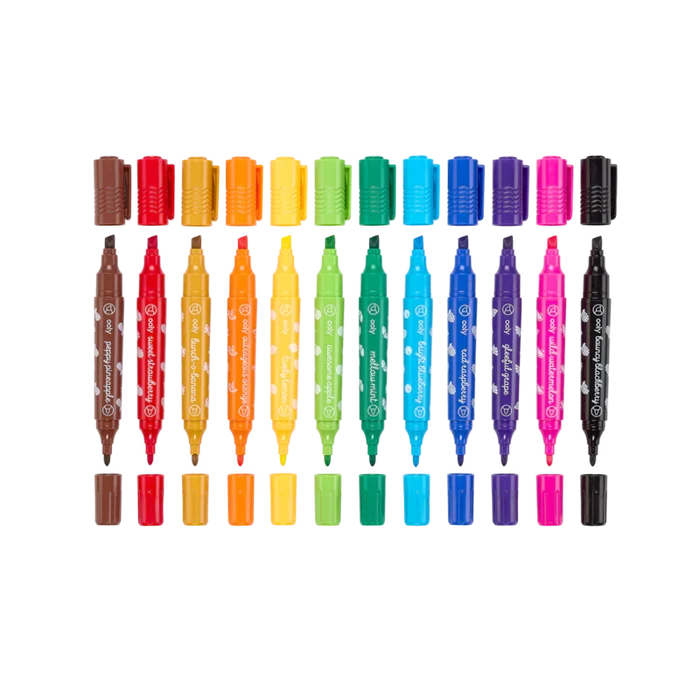 Ooly Yummy Yummy Double Ended Scented Washable Markers 12 Pk