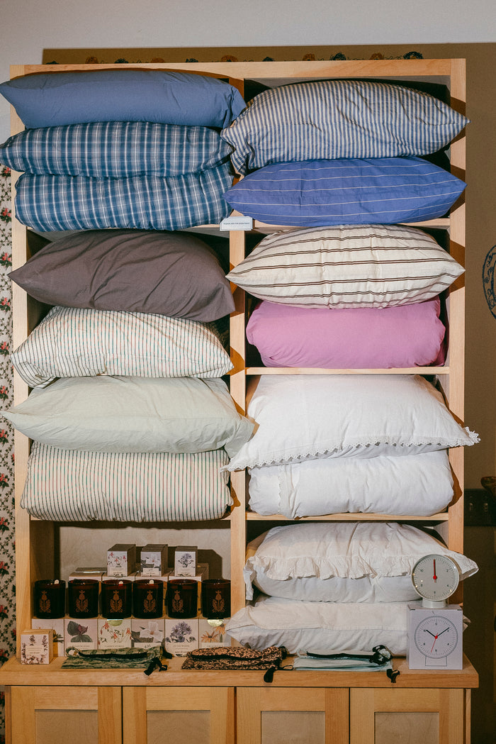 Organic Cotton Percale Bedding | Douglas Checks