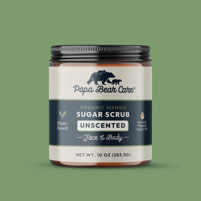 Organic Face & Body Scrub - Papa Bear Care