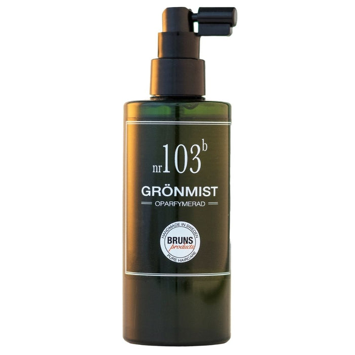 Outlet BRUNS Products Nr103b Unscented Green Mist Hajusteeton Suihke Hiuspohjalle ja kasvoille 200ml