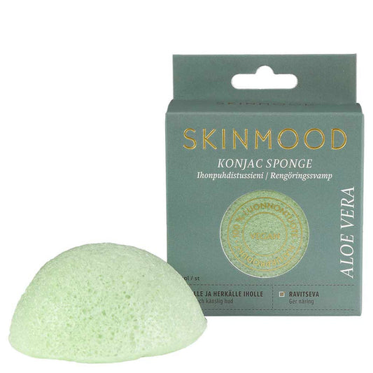 Outlet SkinMood Konjac Aloe kasvosieni kuivalle ja herkälle iholle