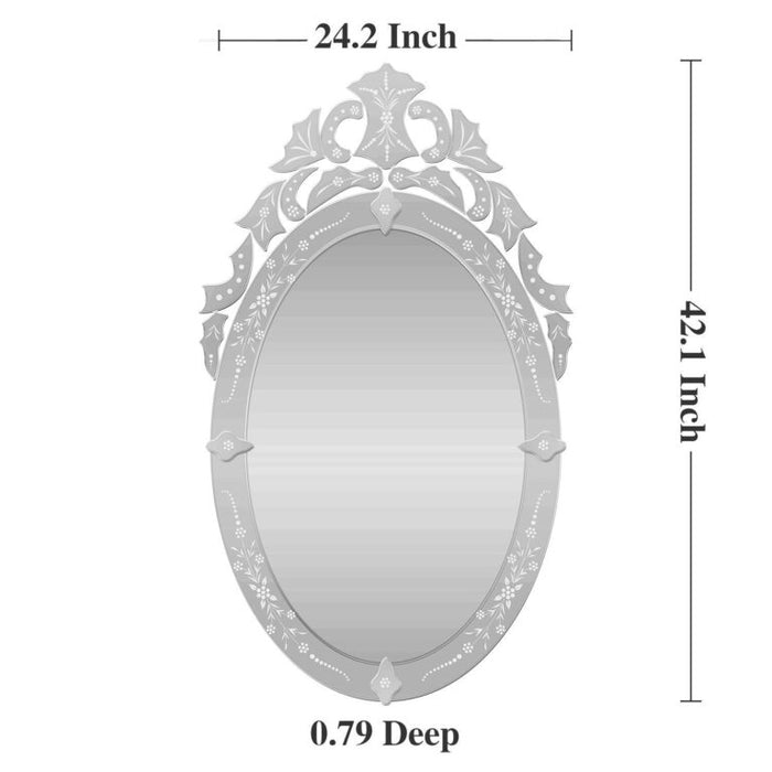 Oval Classic Venetian Mirror