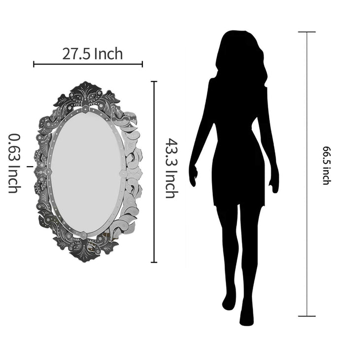 Oval Wall Decorative Mirror