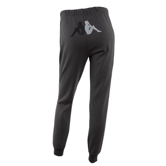 Pantalón de buzo Women Grey Logo Back Black White