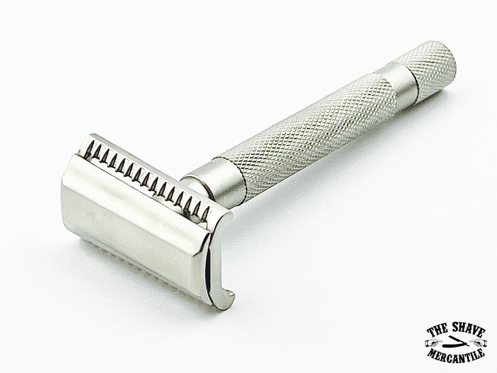 Parker 55SLSC Semi-Slant Safety Razor - Satin Chrome