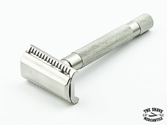 Parker 55SLSC Semi-Slant Safety Razor - Satin Chrome