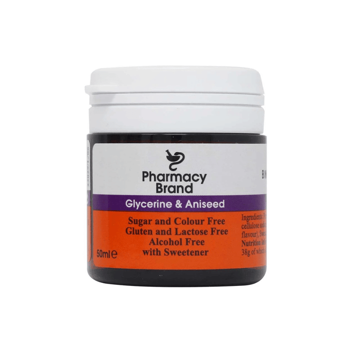 Pharmacy Brand Glycerine & Aniseed Syrup 50g