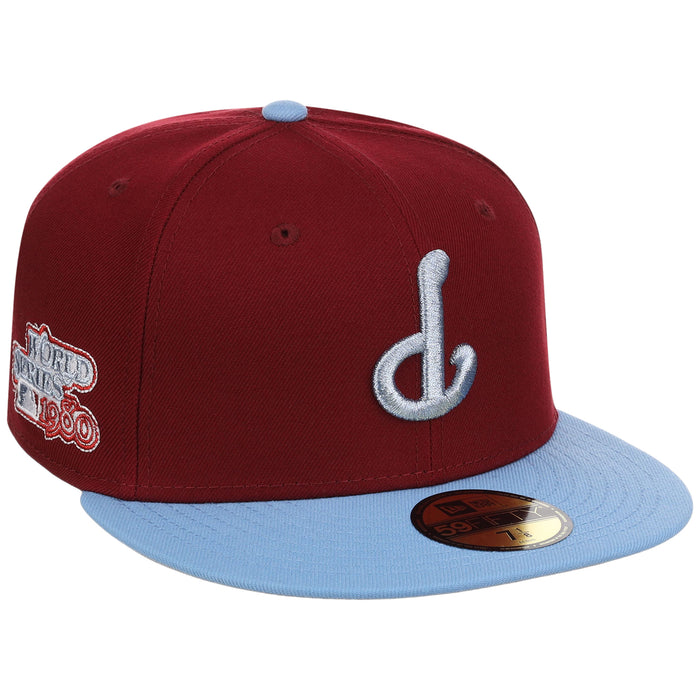 Philadelphia Phillies MLB Flipmode 2.0 New Era 59FIFTY (Cardinal/Sky/Gray)