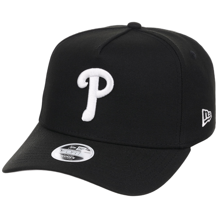Philadelphia Phillies Women's New Era 9FORTY Black A-Frame