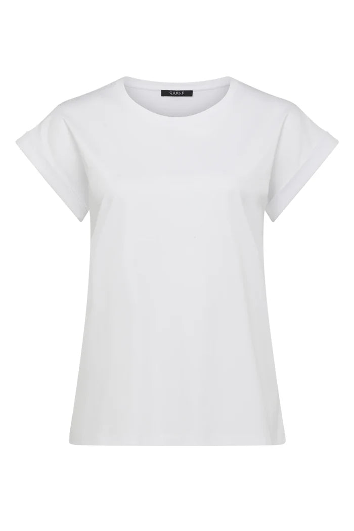 PIMA TEE | White - Darling & Domain