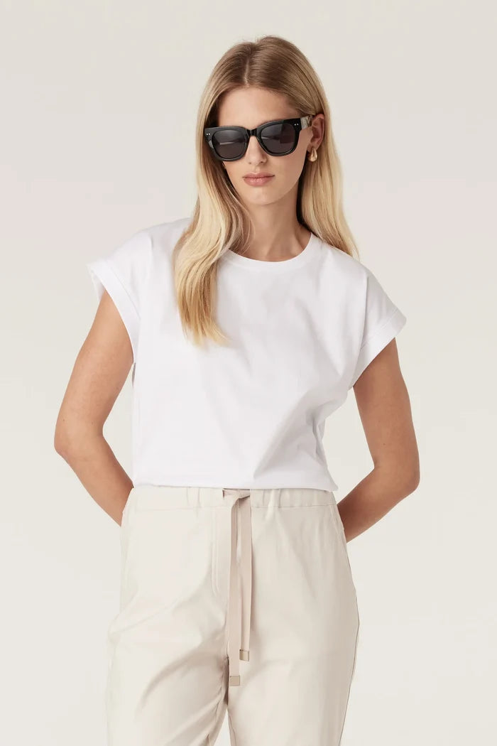 PIMA TEE | White - Darling & Domain