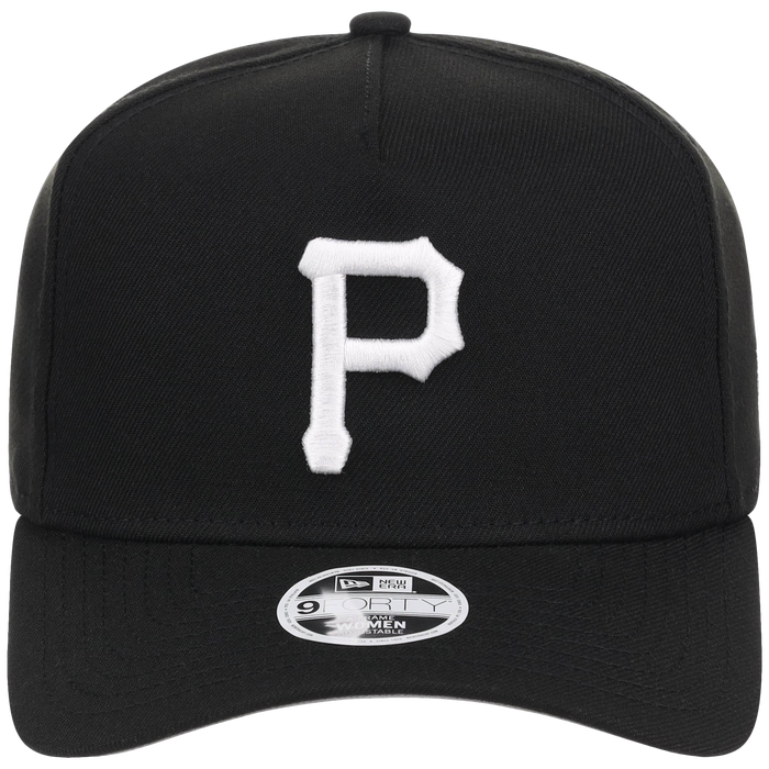 Pittsburgh Pirates Women's New Era 9FORTY Black A-Frame