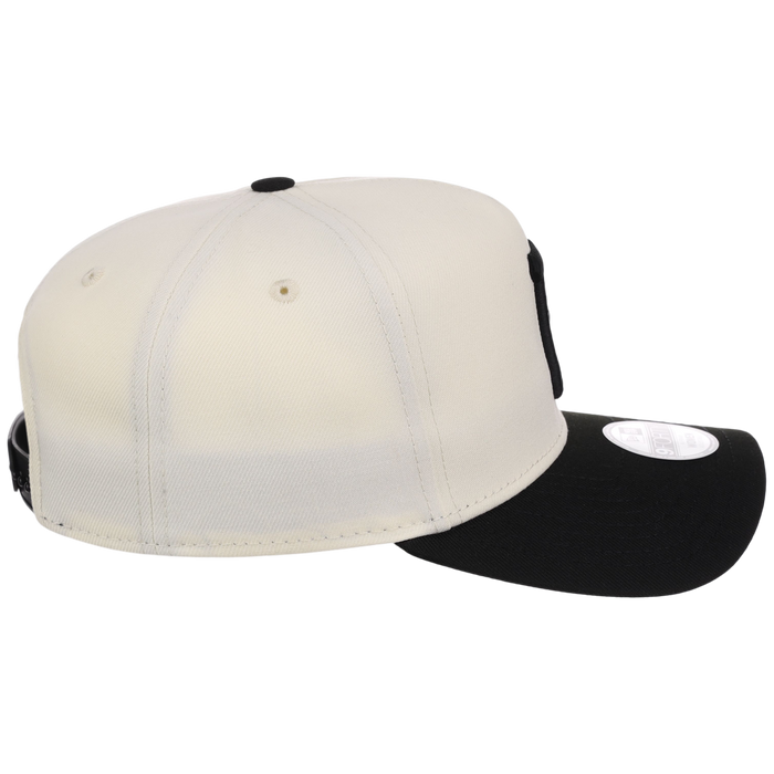 Pittsburgh Pirates Women's New Era 9FORTY Chrome x Black A-Frame