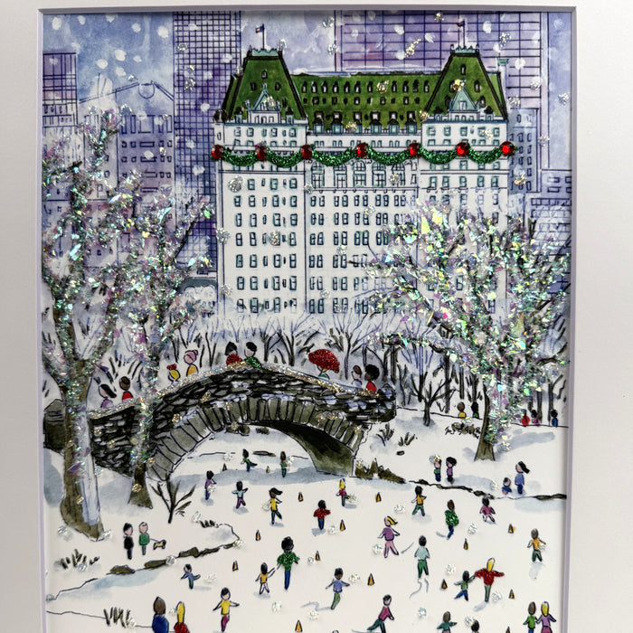 Plaza Winter Print - Michael Storrings