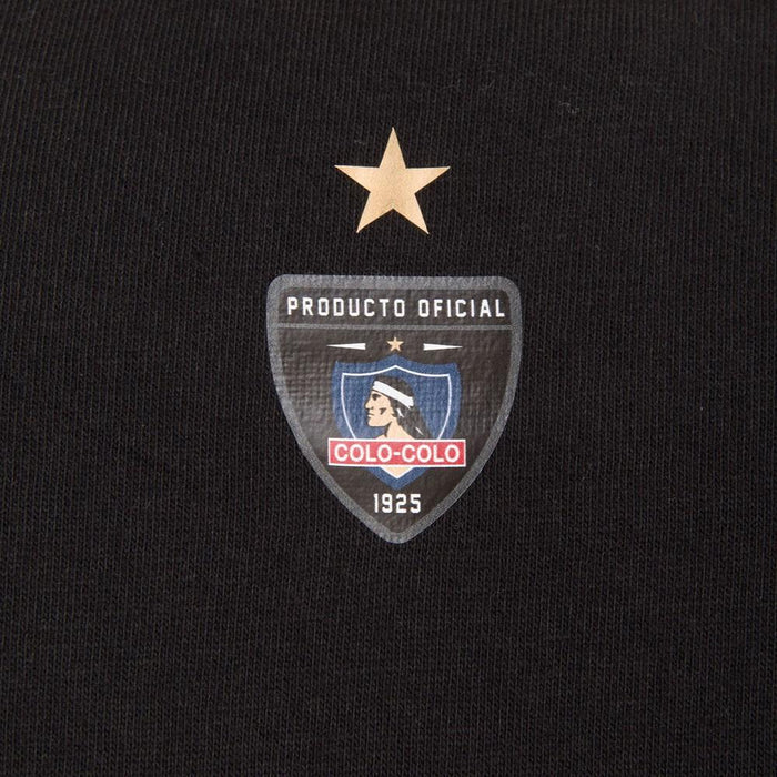 Polera Colo Colo Urbano All Black Trophies