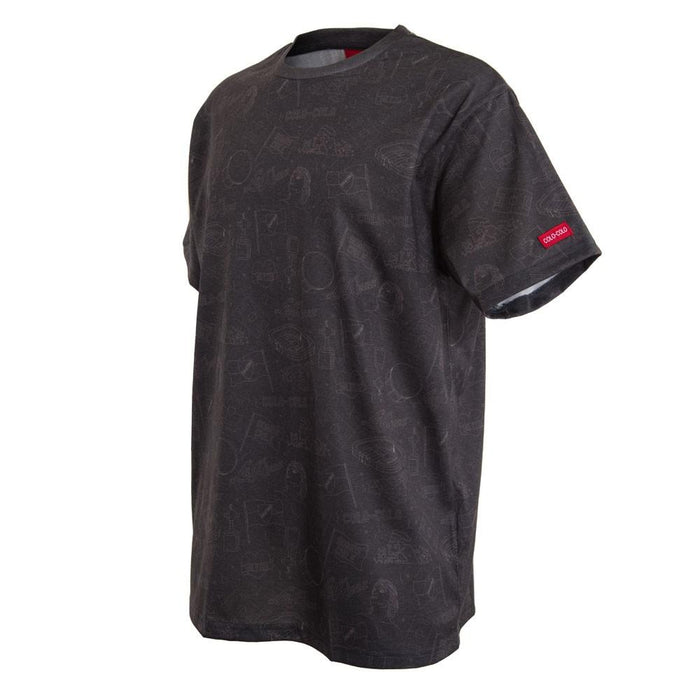Polera Colo Colo Urbano " Simbolos" Gris