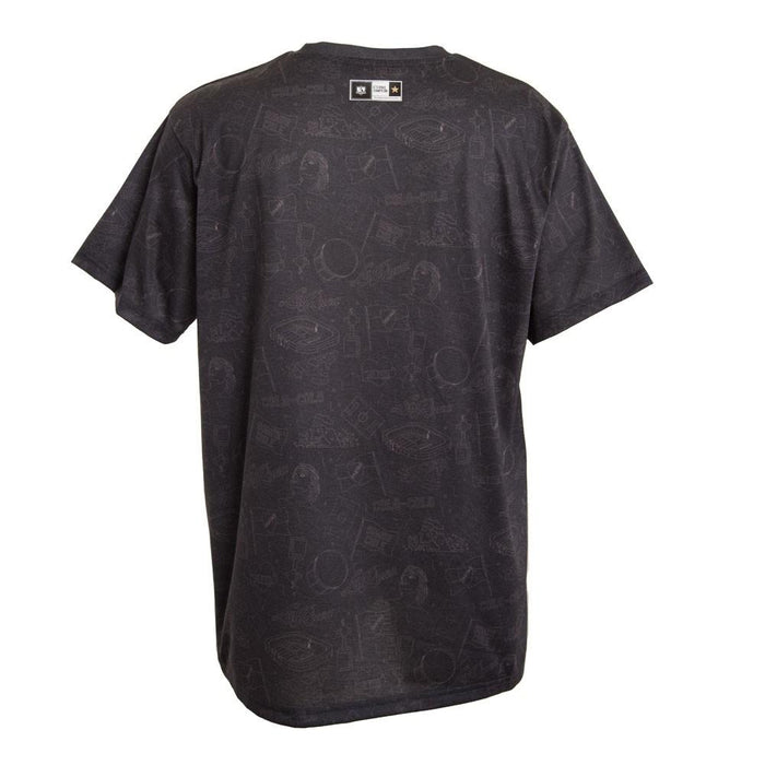 Polera Colo Colo Urbano " Simbolos" Gris