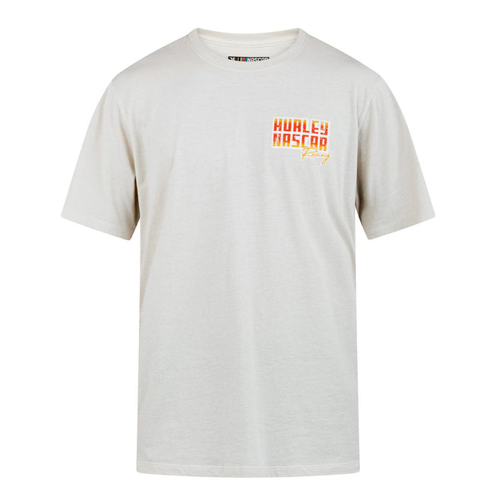 Polera Faster Nascar ss Blanco
