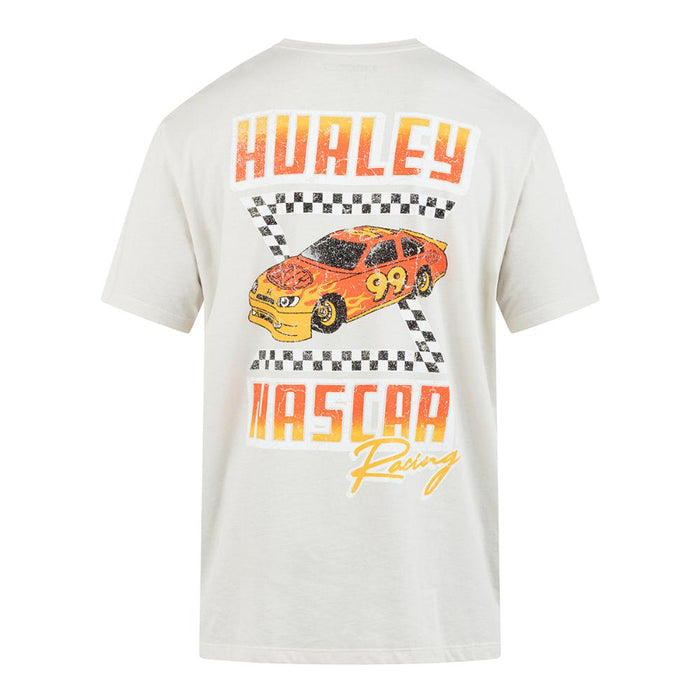 Polera Faster Nascar ss Blanco