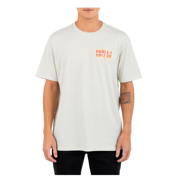 Polera Faster Nascar ss Blanco