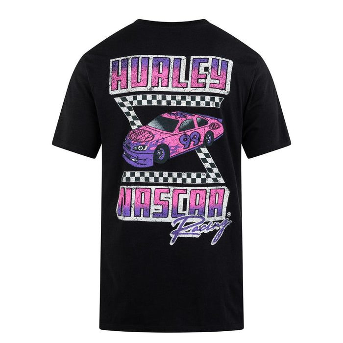 Polera Faster Nascar ss Negro