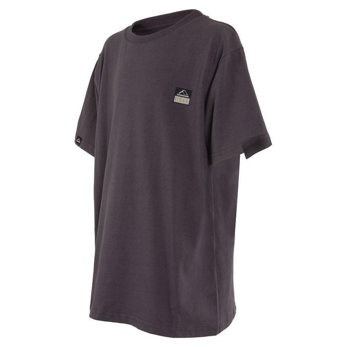 Polera Kids Grey Logo Black Back