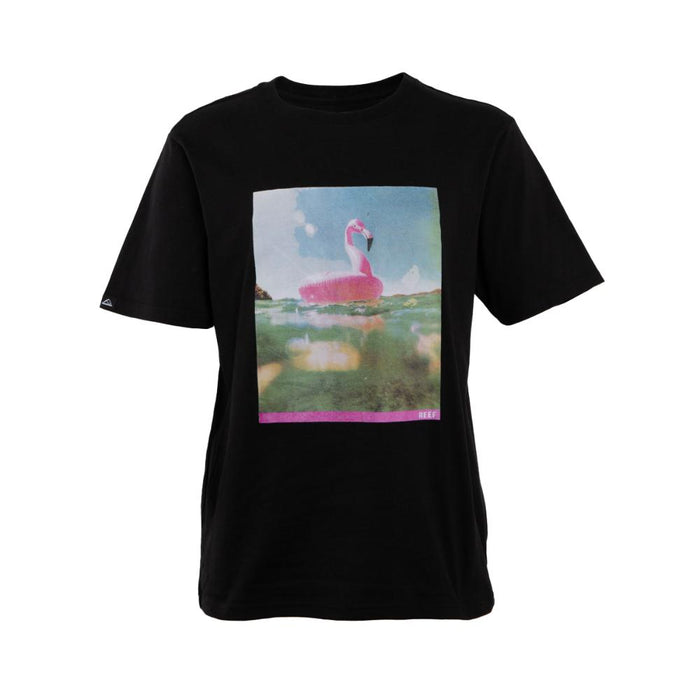 Polera Manga Corta Flamingo Black