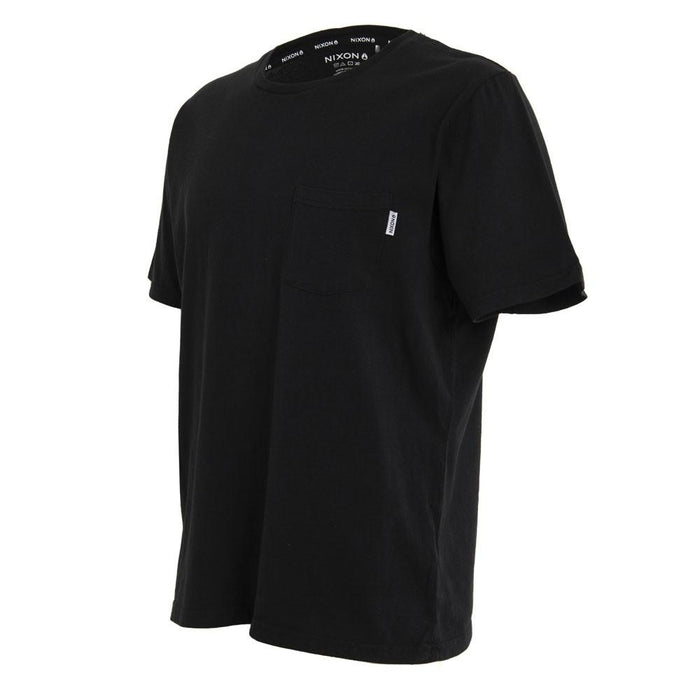 Polera Men All Black Pocket