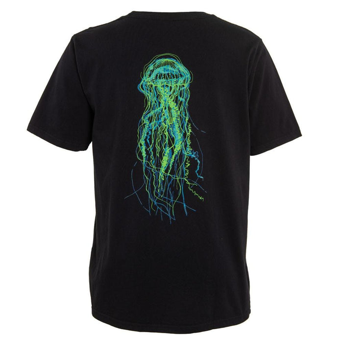 Polera Men Jellyfish Black Green Blue