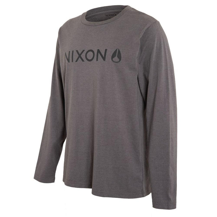 Polera Men Long Sleeve Black Logo White