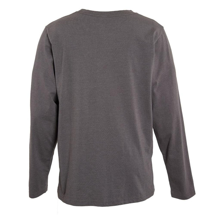 Polera Men Long Sleeve Black Logo White