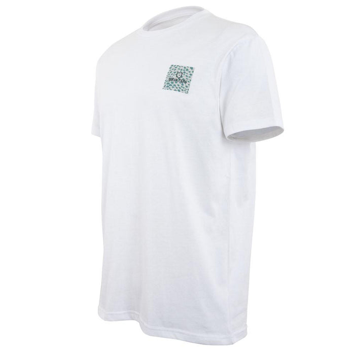 Polera Men White Block Print