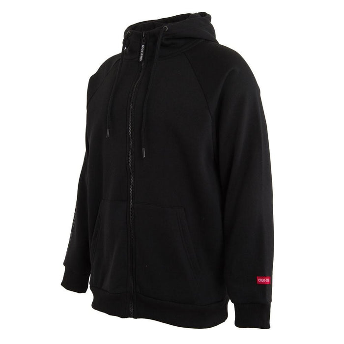 Poleron Colo Colo Urbano Full Zipper "Monumental" Negro