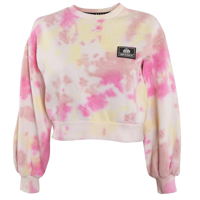 Poleron Girls Crop Pink Yellow