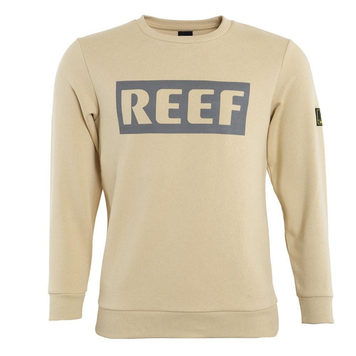 Poleron Kids Crew Beige Logo