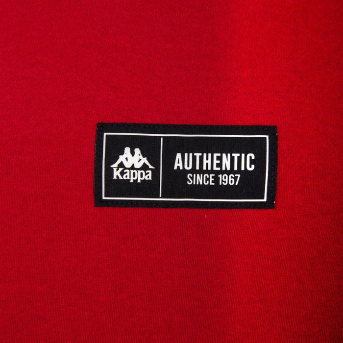 Poleron Men Crew Red Black