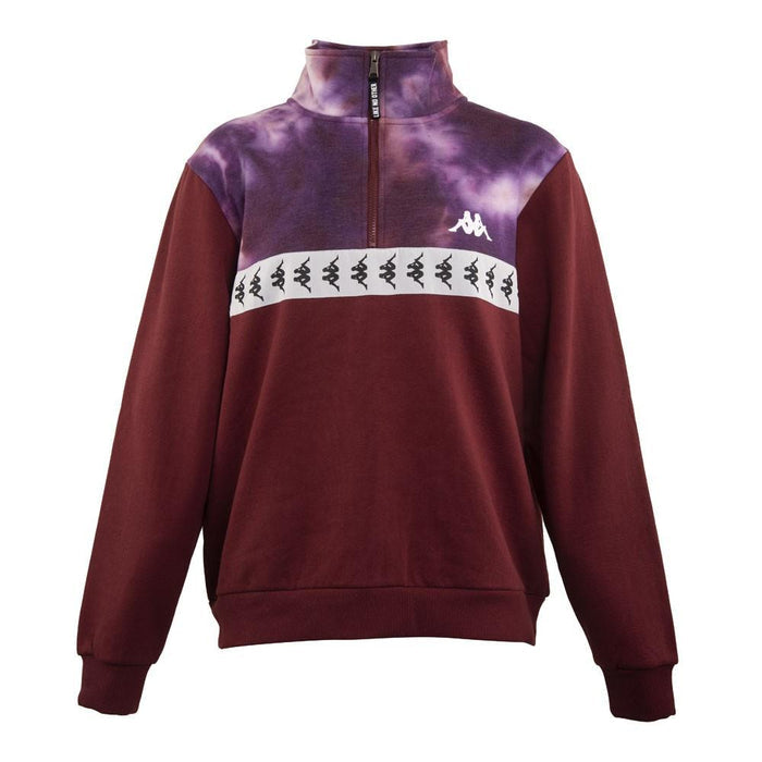 Poleron Men Half Zip Burgundy