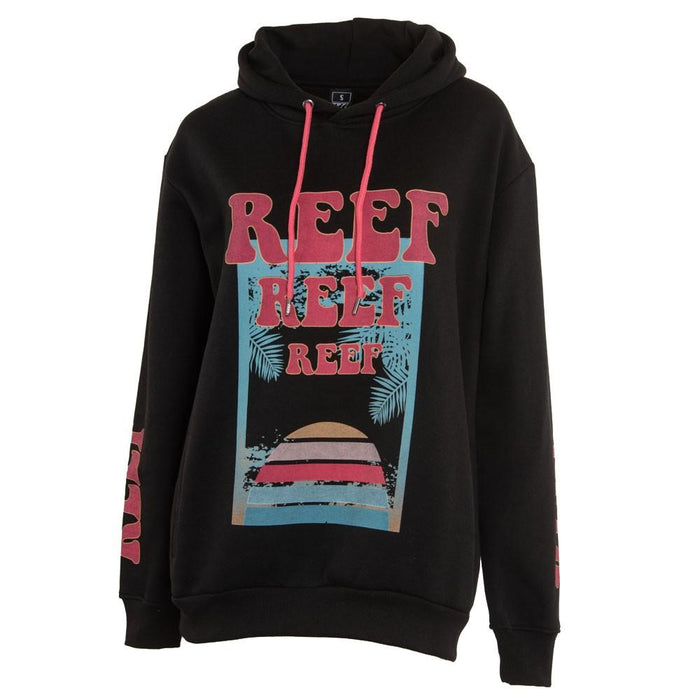 Poleron Men Hoodie Black Pink