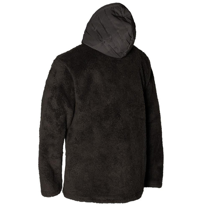 Poleron Sherpa Men Mid Zip All Black