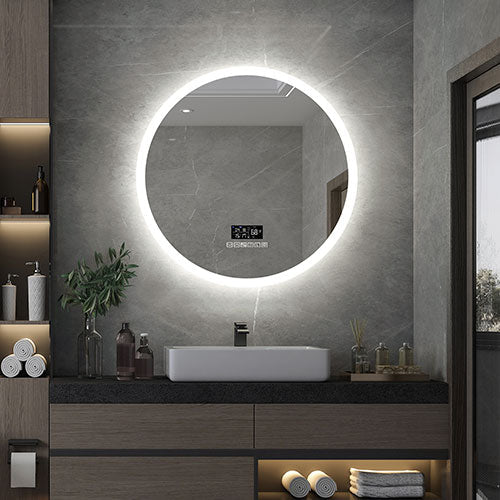 Prior Creek Oak Brook 24" LED Mirror with Bluetooth Screen Prior Creek Lighted Mirror Dongguan Jitai Electronic Technology Co.,