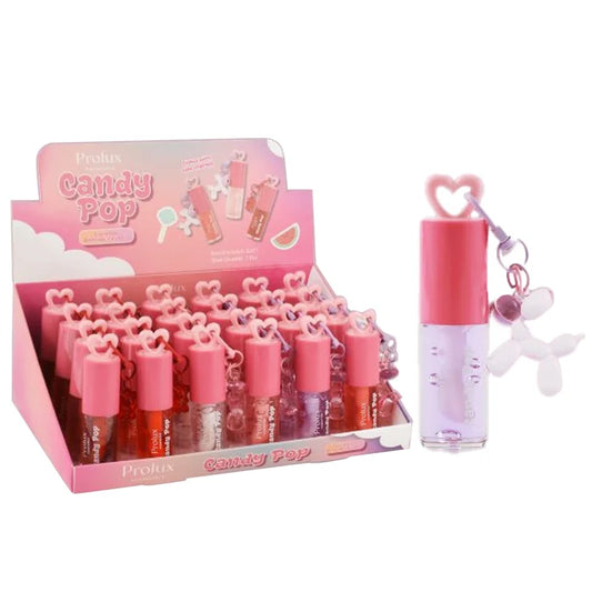 Prolux - Candy Pop Scented Lip Gloss with Balloon Animal Charm