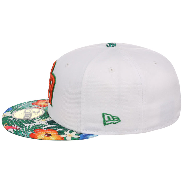 Puerto Rico Crown the Country New Era 59FIFTY (White/Floral)
