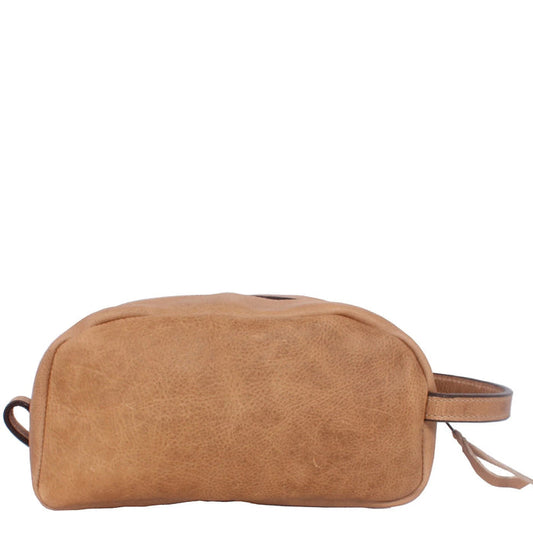 Pull-Up Leather Shaving Bag #LSK18