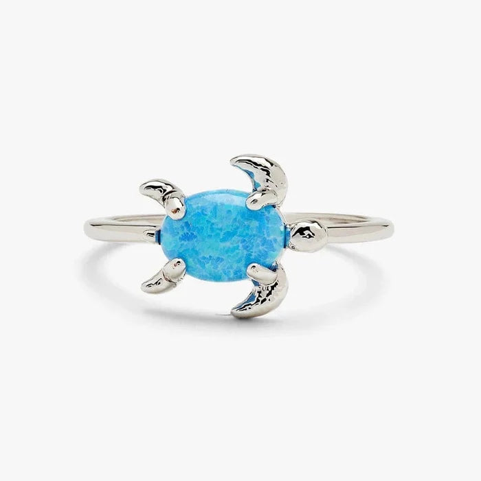 Pura Vida Opal Sea Turtle Ring