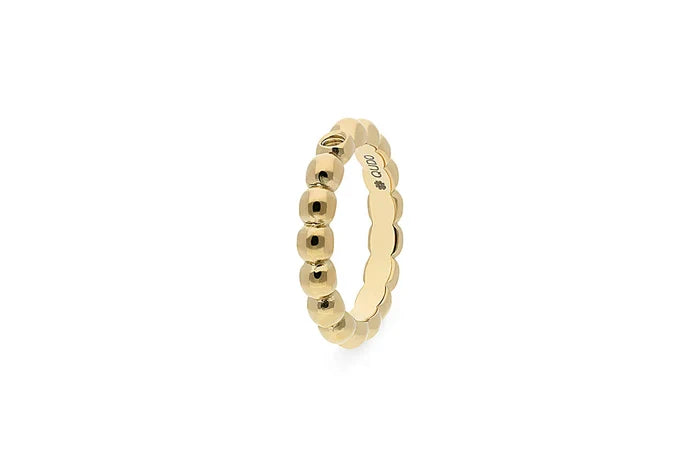 Qudo Veroli Basic Bubble Gold Ring