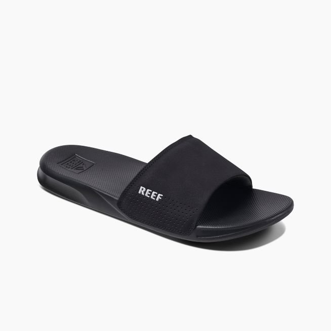 Reef One Slide Mens Slides - Black Mens Footwear Black