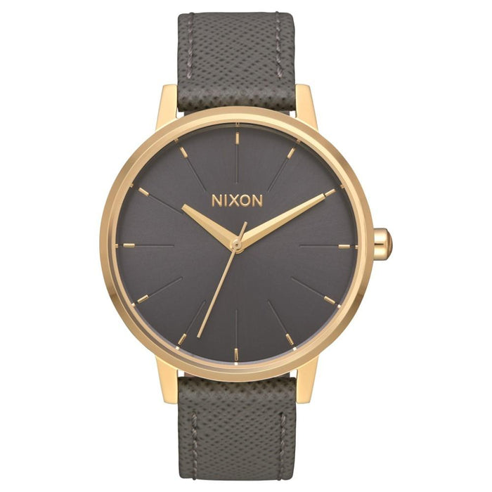 Reloj Kensington Leather Gold Charcoal