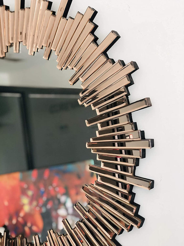 Ring Design Round Modern Mirror