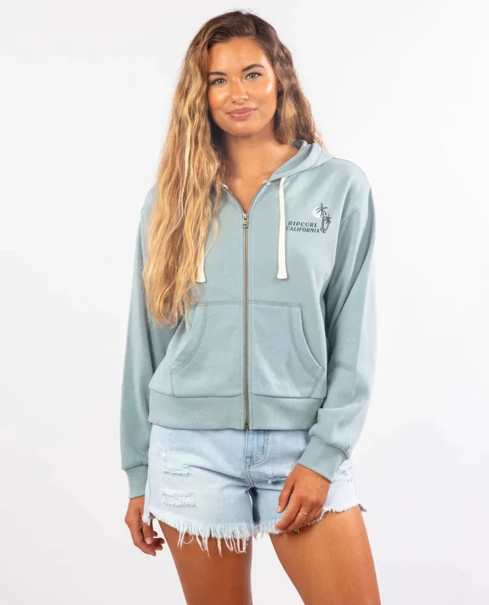 Rip Curl Ladies Diamond Bay Desto Zip Through Fleece