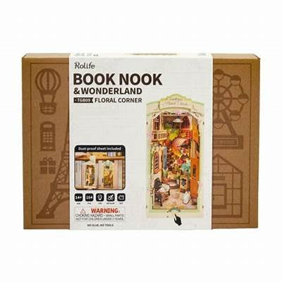 Rolife Book Nook & Wonderland Floral Corner 164 Pce